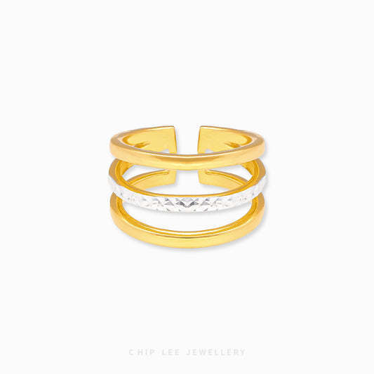 Trinity Duo Tone Ring