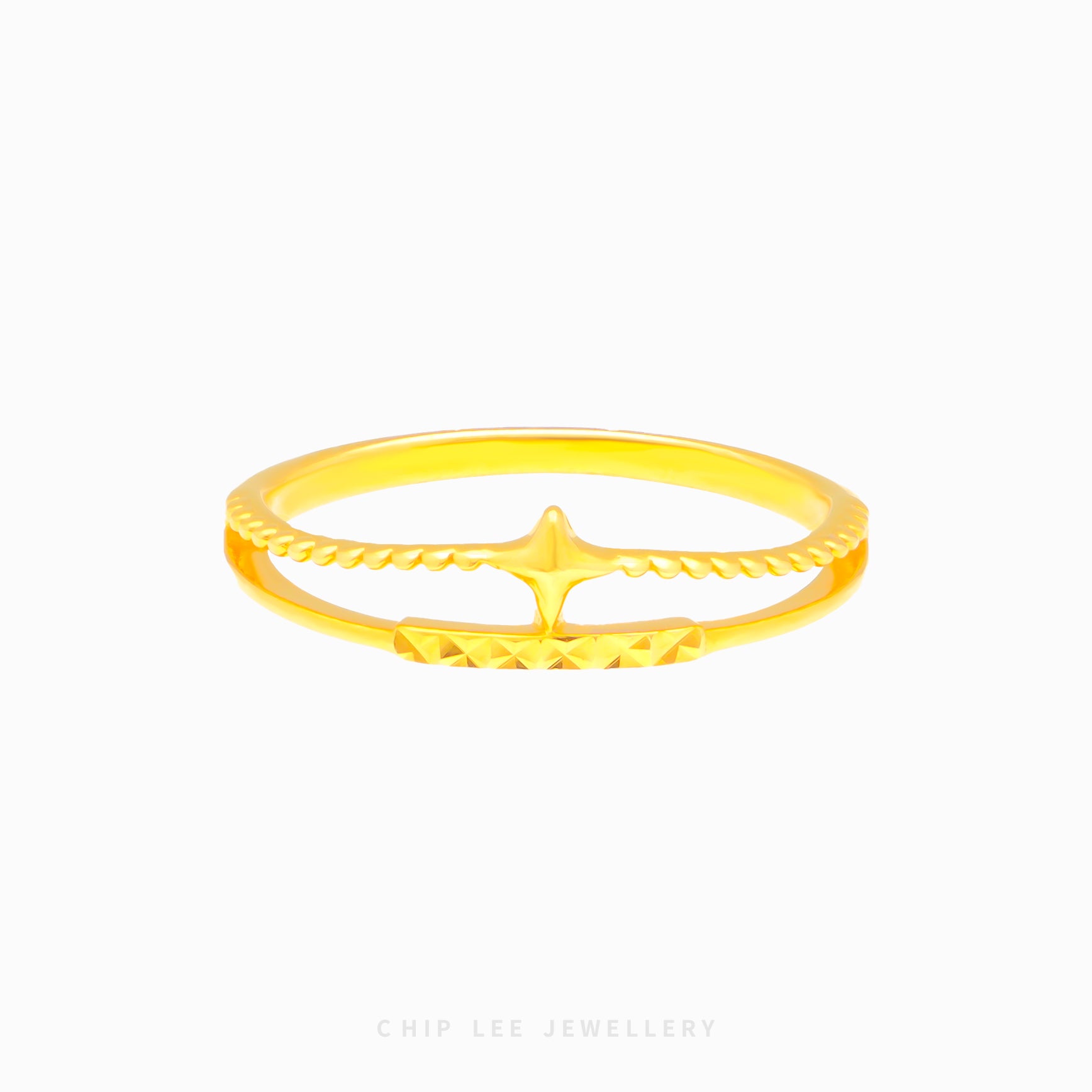 Dainty Duo Layer Ring - Chip Lee Jewellery