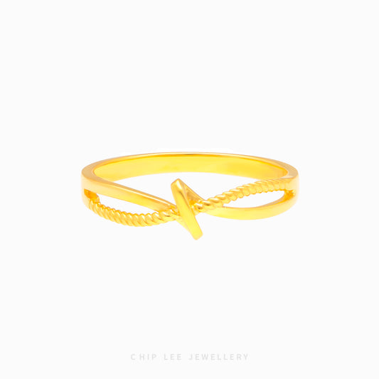 Infinity Mixed Rope Loop Ring