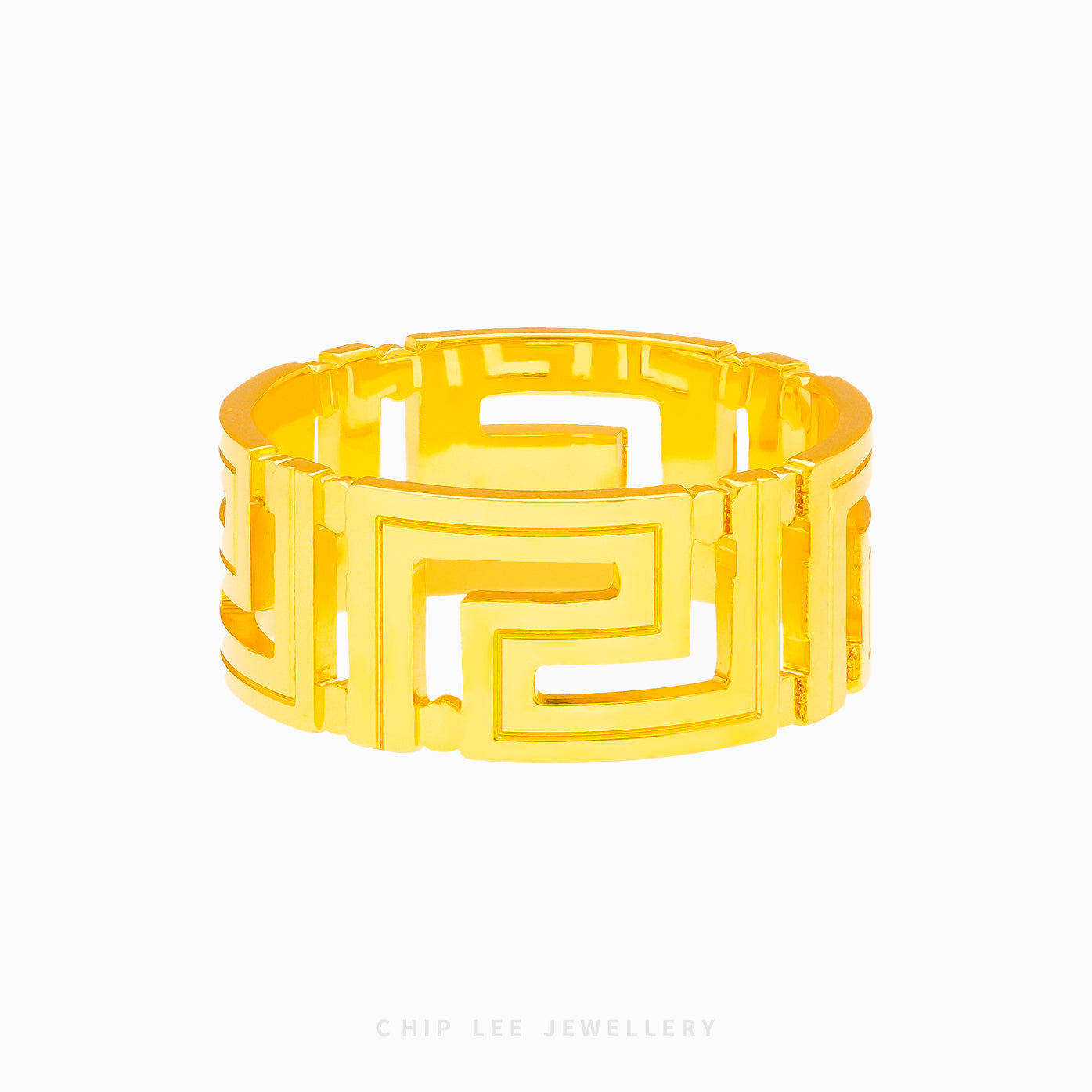 Greek Key Ring - Chip Lee Jewellery