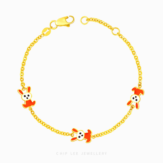 Trio Bunny Baby Bracelet