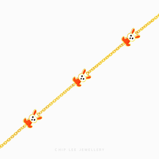 Trio Bunny Baby Bracelet - Chip Lee Jewellery