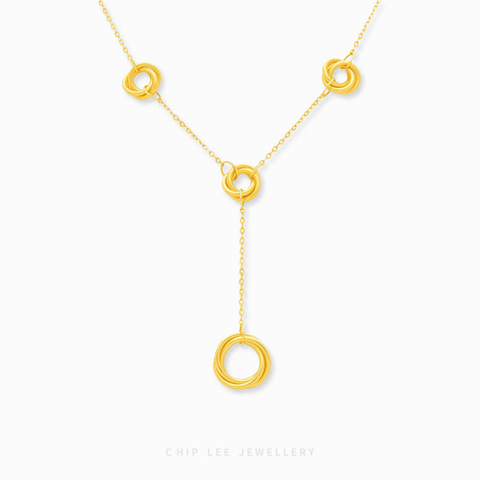 Evermore Trinity Loop Necklace