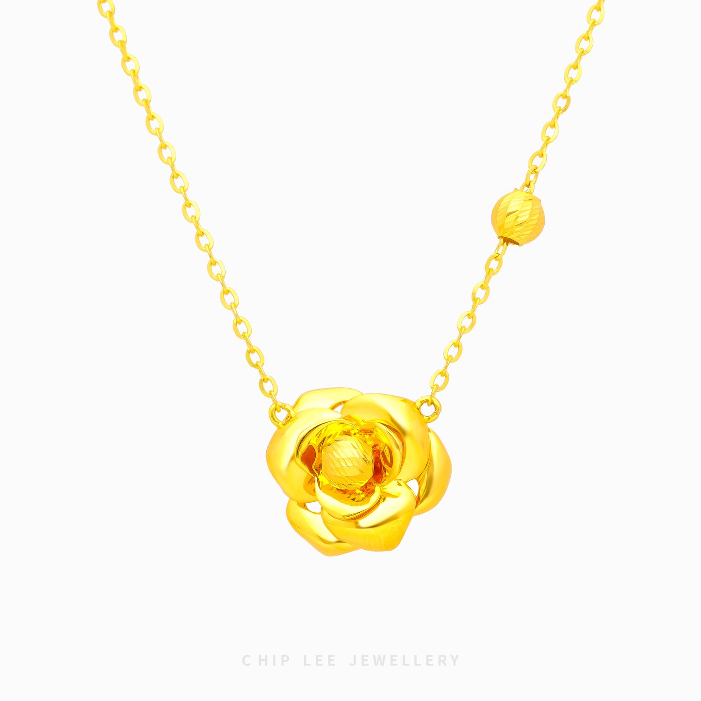 Dainty Rose Necklace - Chip Lee Jewellery