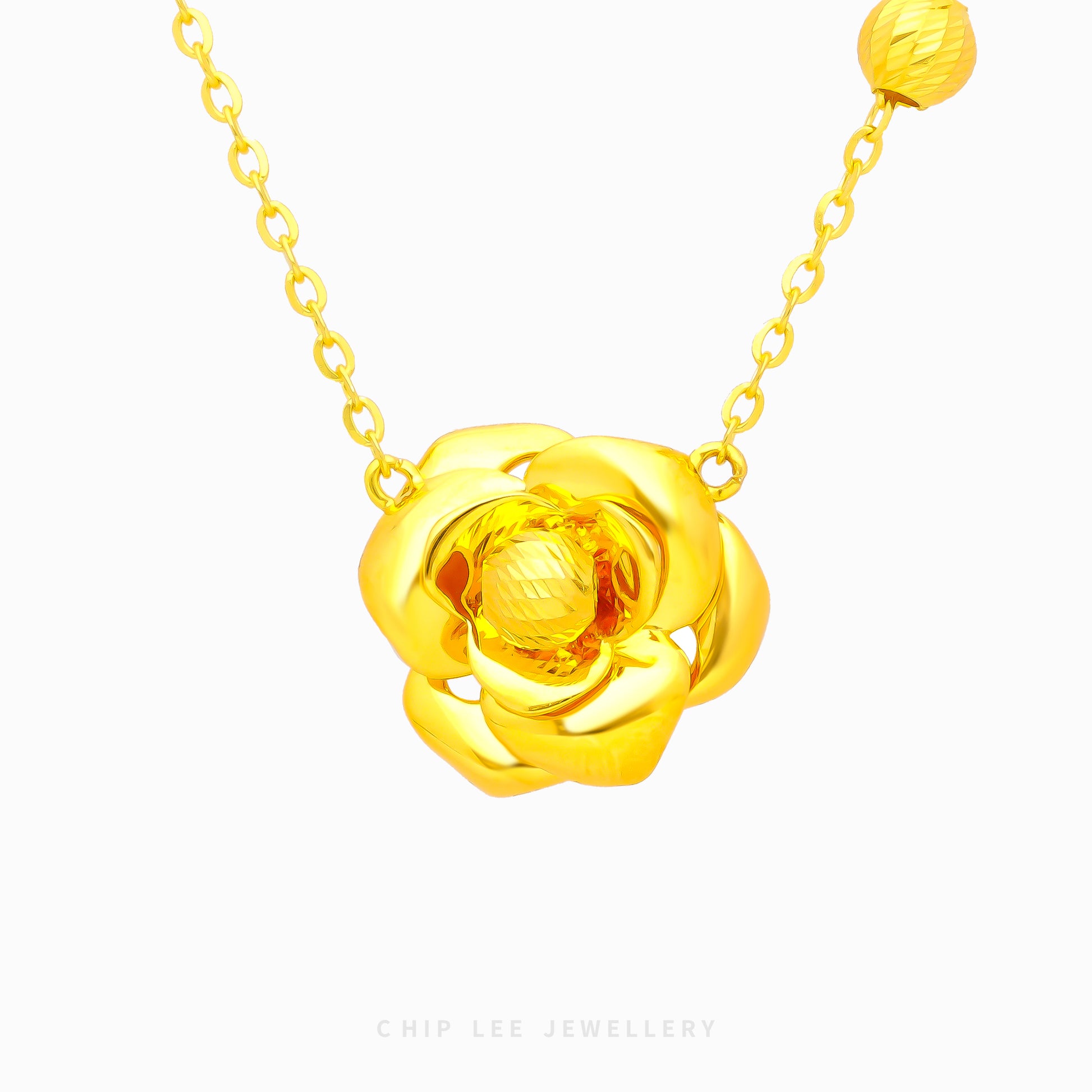 Dainty Rose Necklace - Chip Lee Jewellery