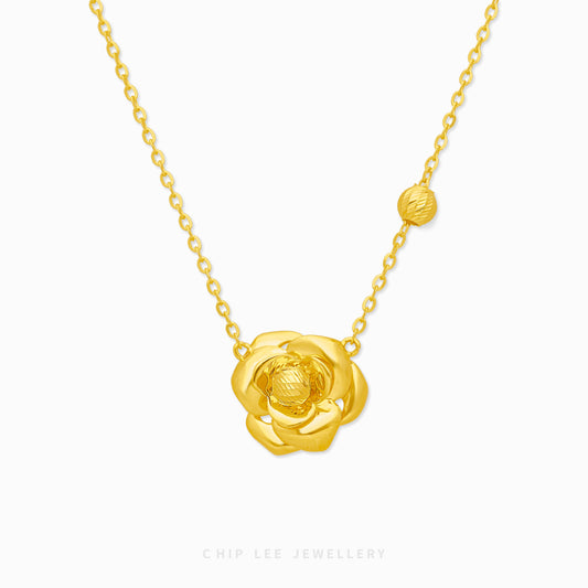 Dainty Rose Necklace