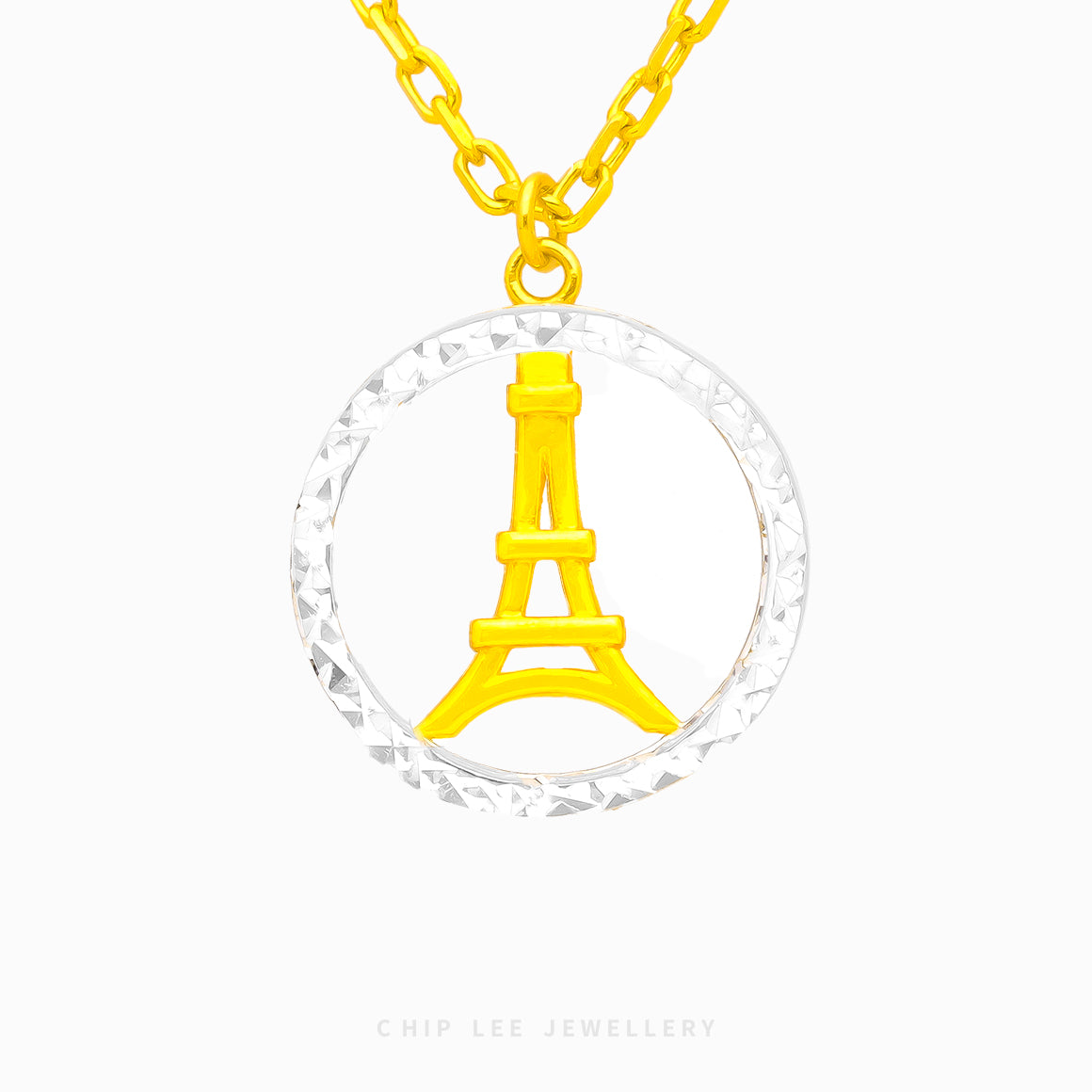 Duo Tone Eiffel Necklace - Chip Lee Jewellery