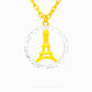 Duo Tone Eiffel Necklace - Chip Lee Jewellery