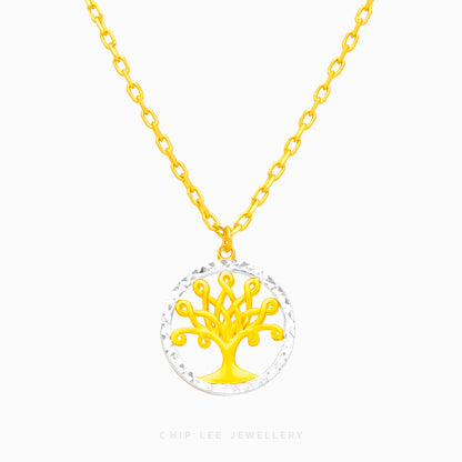 Duo Tone Tree Of Life Necklace - Chip Lee Jewellery
