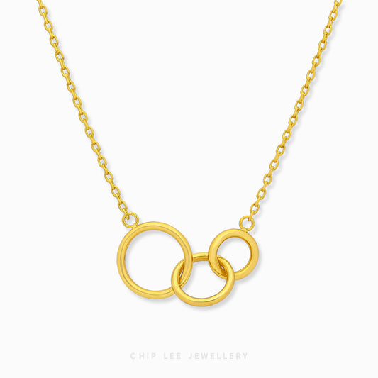 Trinity Circle Necklace - Chip Lee Jewellery