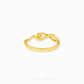 Infinity Loop Duo Tone Heart Ring by Chip Lee Jewellery, duo-tone 916/22K gold, heart & infinity motif, romantic elegance accessory