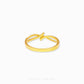 Infinity Mixed Rope Loop Ring by Chip Lee Jewellery, textured intertwined rope & loop design in 916/22K gold, layered elegance accessory