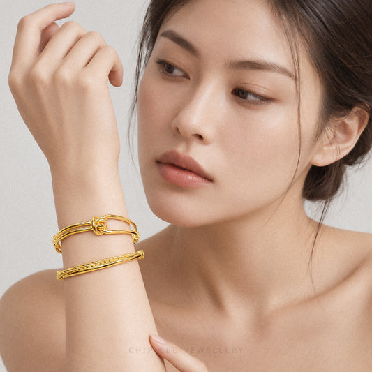 Twisted Rope Bangle