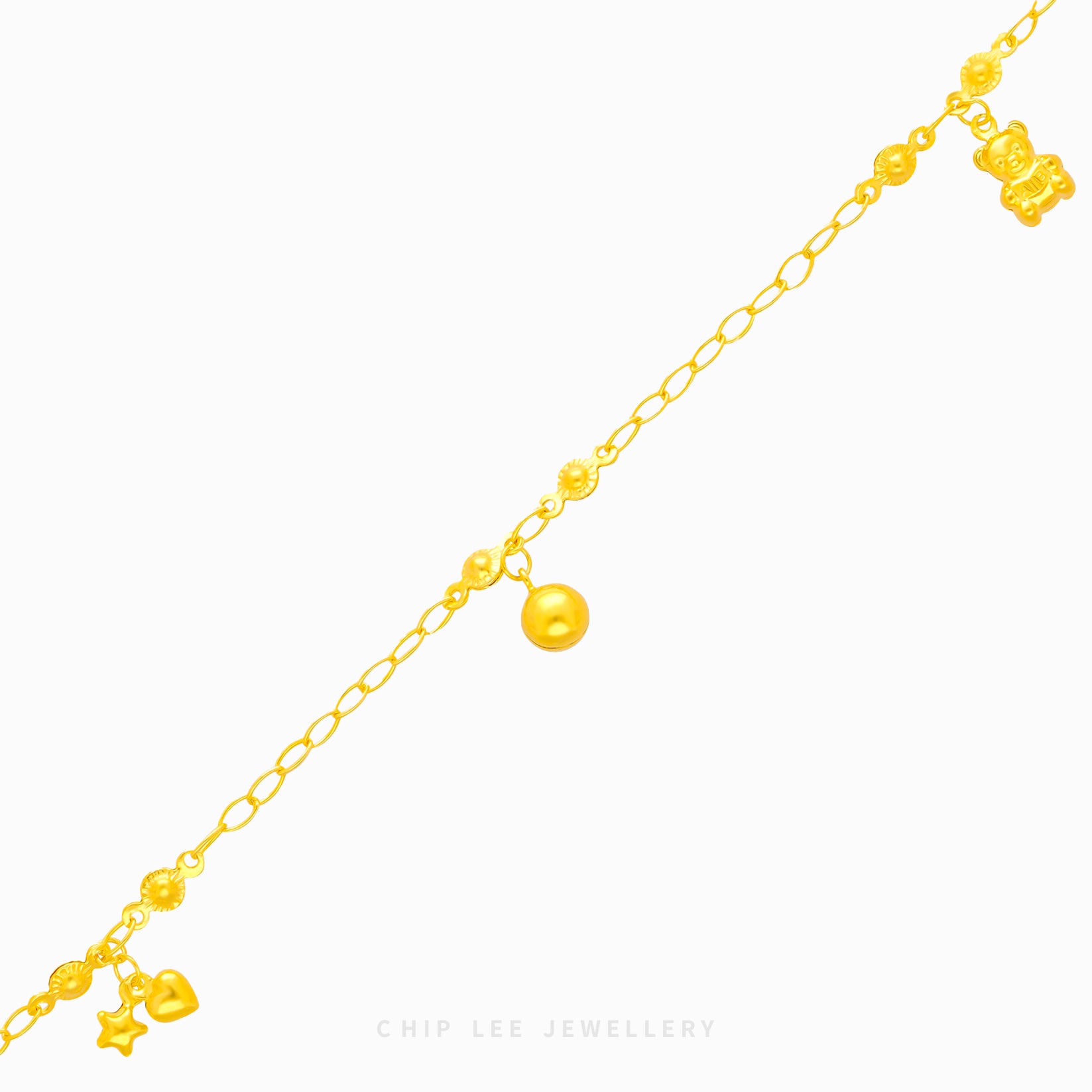 Mixed Charm Baby Anklet - Chip Lee Jewellery