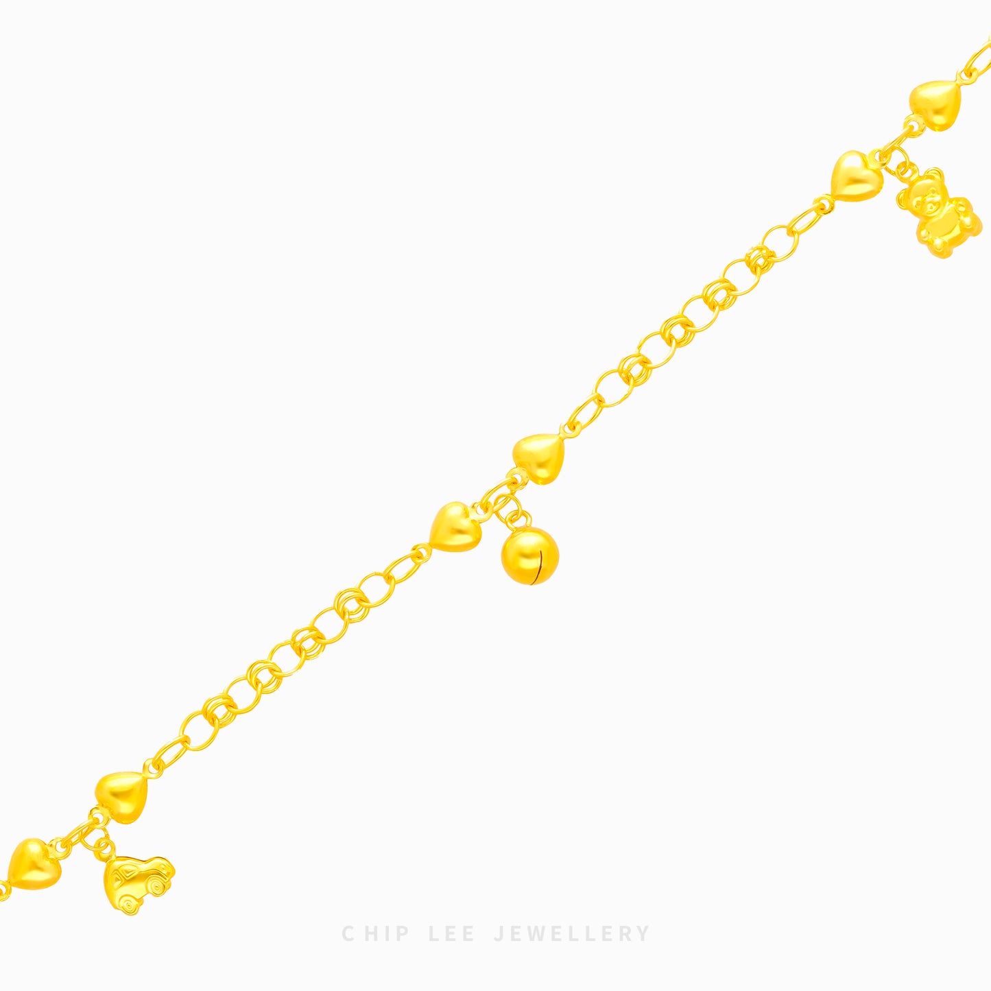 Mixed Charm Baby Anklet - Chip Lee Jewellery