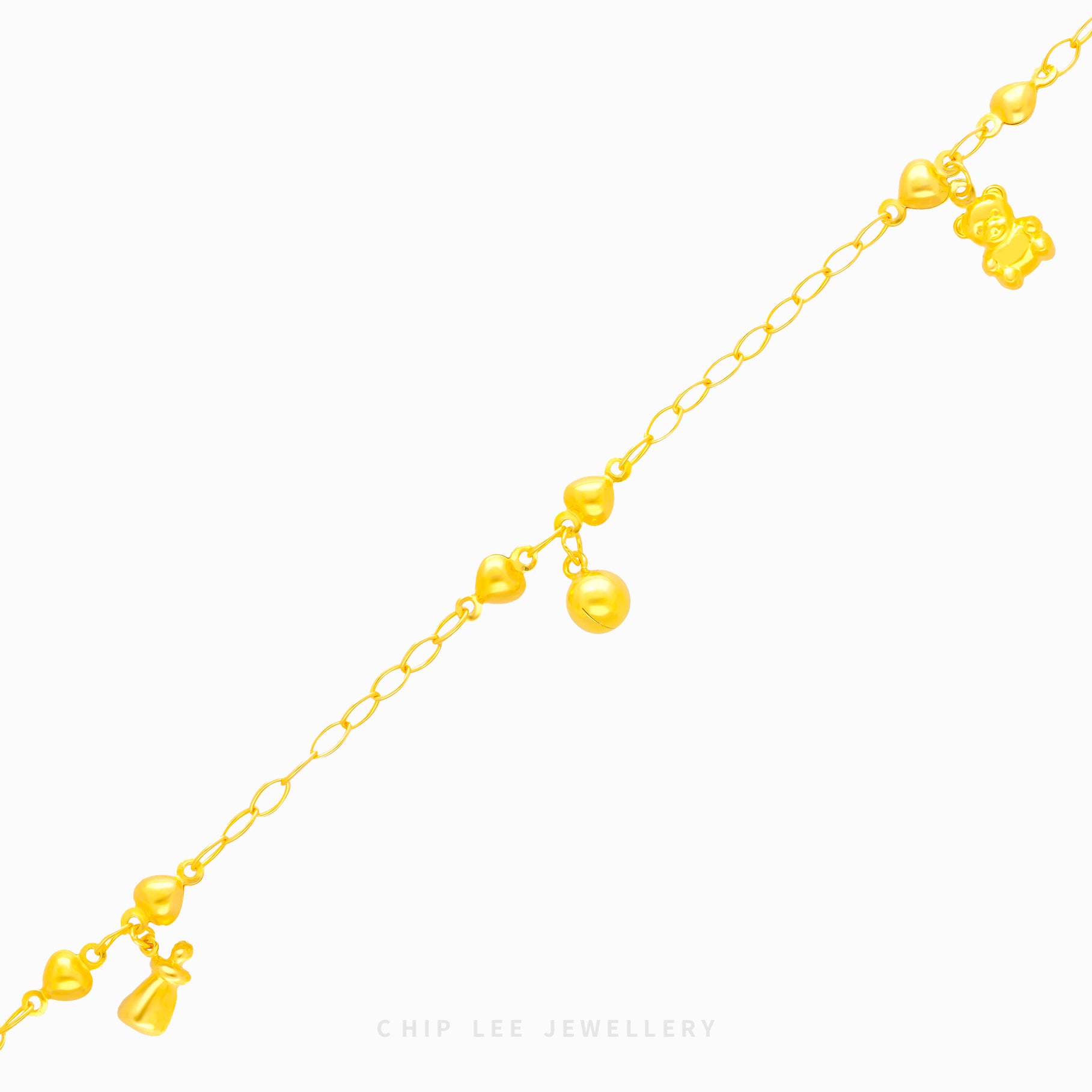 Mixed Charm Baby Anklet - Chip Lee Jewellery