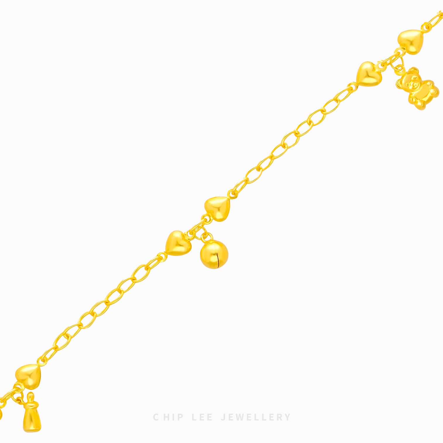 Mixed Charm Baby Anklet - Chip Lee Jewellery