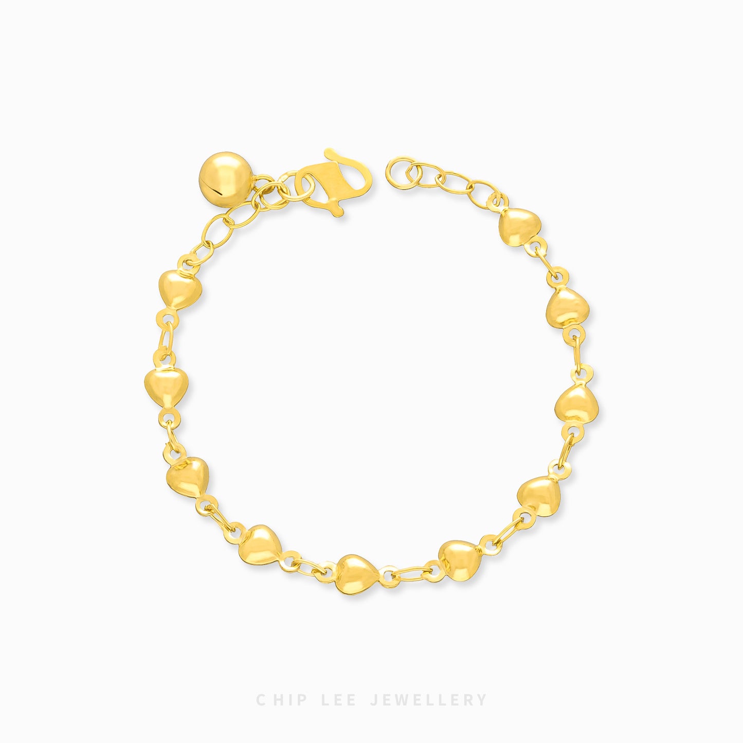 Bubble Hearts Baby Bracelet