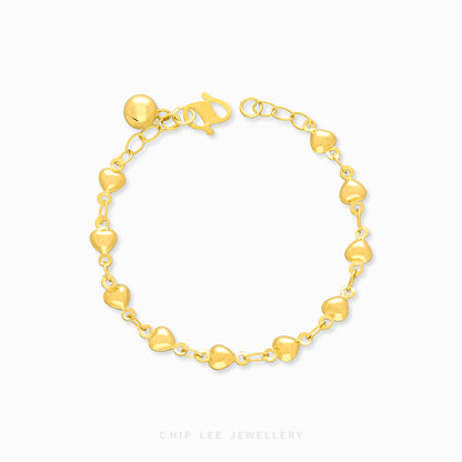 Bubble Hearts Baby Bracelet