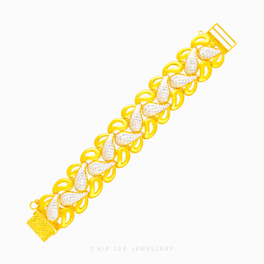 Duo Tone Chunky Bracelet - Chip Lee Jewellery