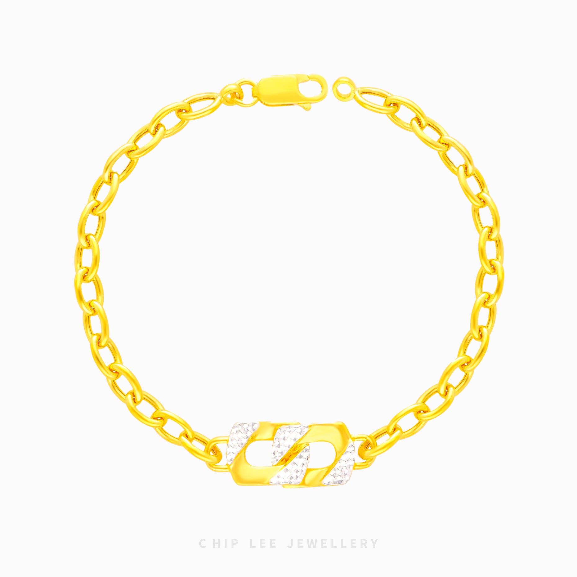 Duo Tone Link Bracelet - Chip Lee Jewellery