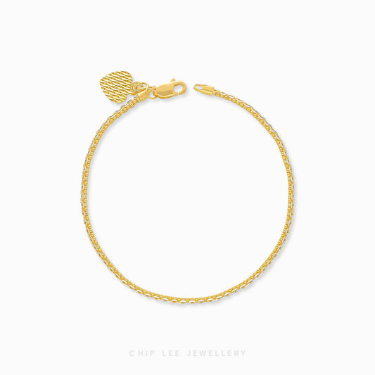 Heart Charm Bracelet