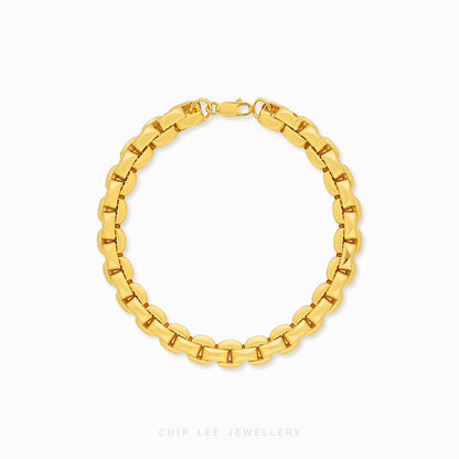 Bold Box Link Bracelet