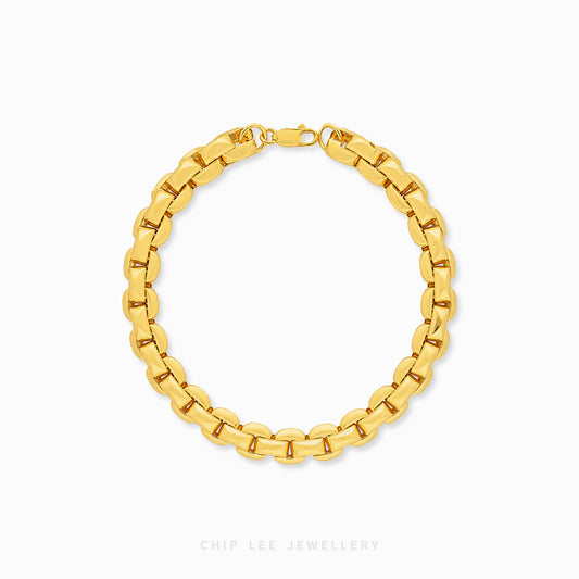 Bold Box Link Bracelet