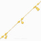 Mixed Charm Baby Anklet 2 with milk bottle, bell, and bear charms in 916 gold by Chip Lee Jewellery Singapore