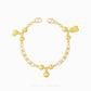 Mixed Charm Baby Anklet 3 with car, bell, and bear charms in 916 gold by Chip Lee Jewellery Singapore