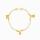 Mixed Charm Baby Anklet 8 with bear, star, heart, and bell charms in 916 gold by Chip Lee Jewellery Singapore