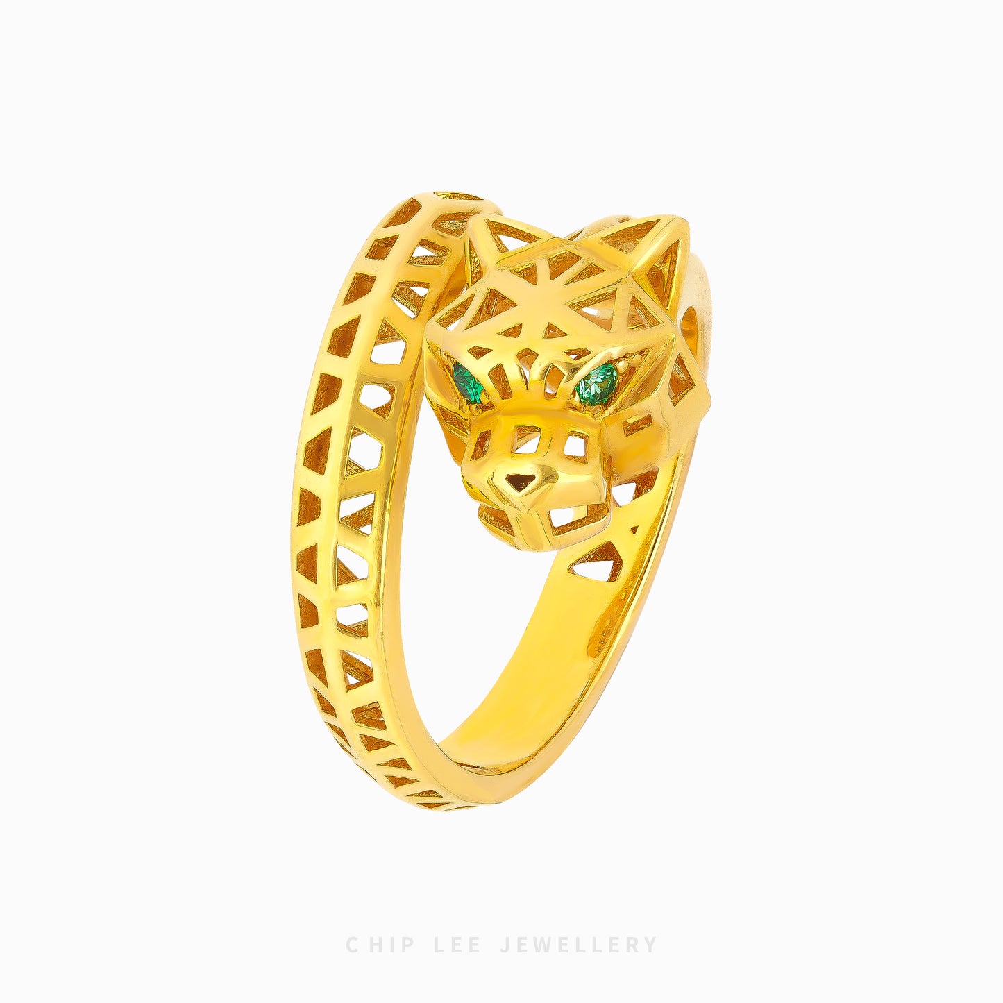 Leopard Head Ring - Chip Lee Jewellery