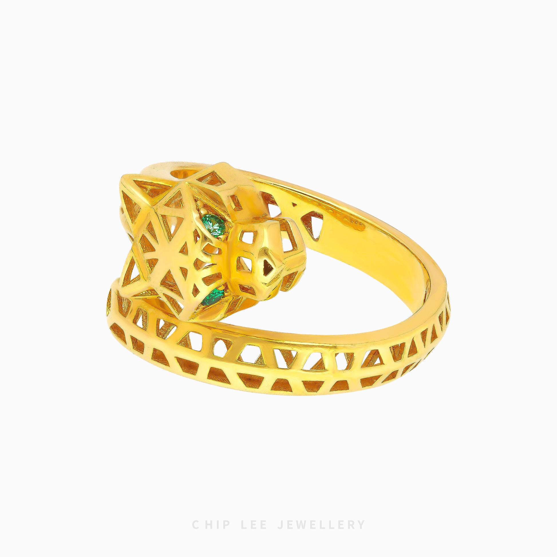 Leopard Head Ring - Chip Lee Jewellery