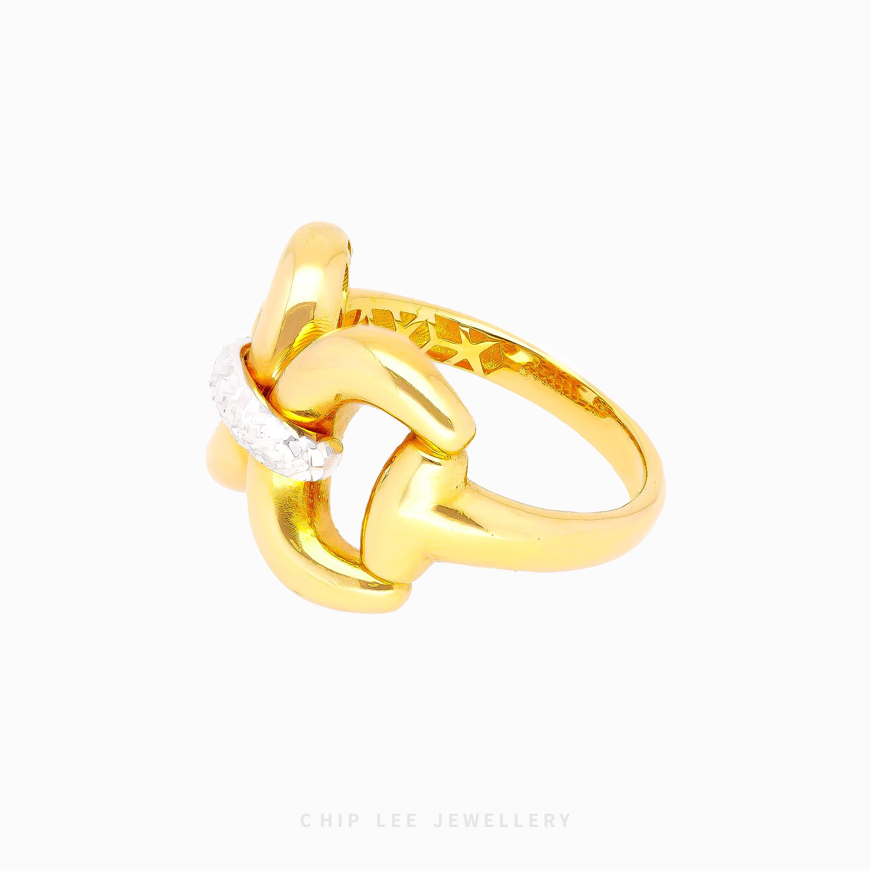 Duo Tone Loop Ring - Chip Lee Jewellery