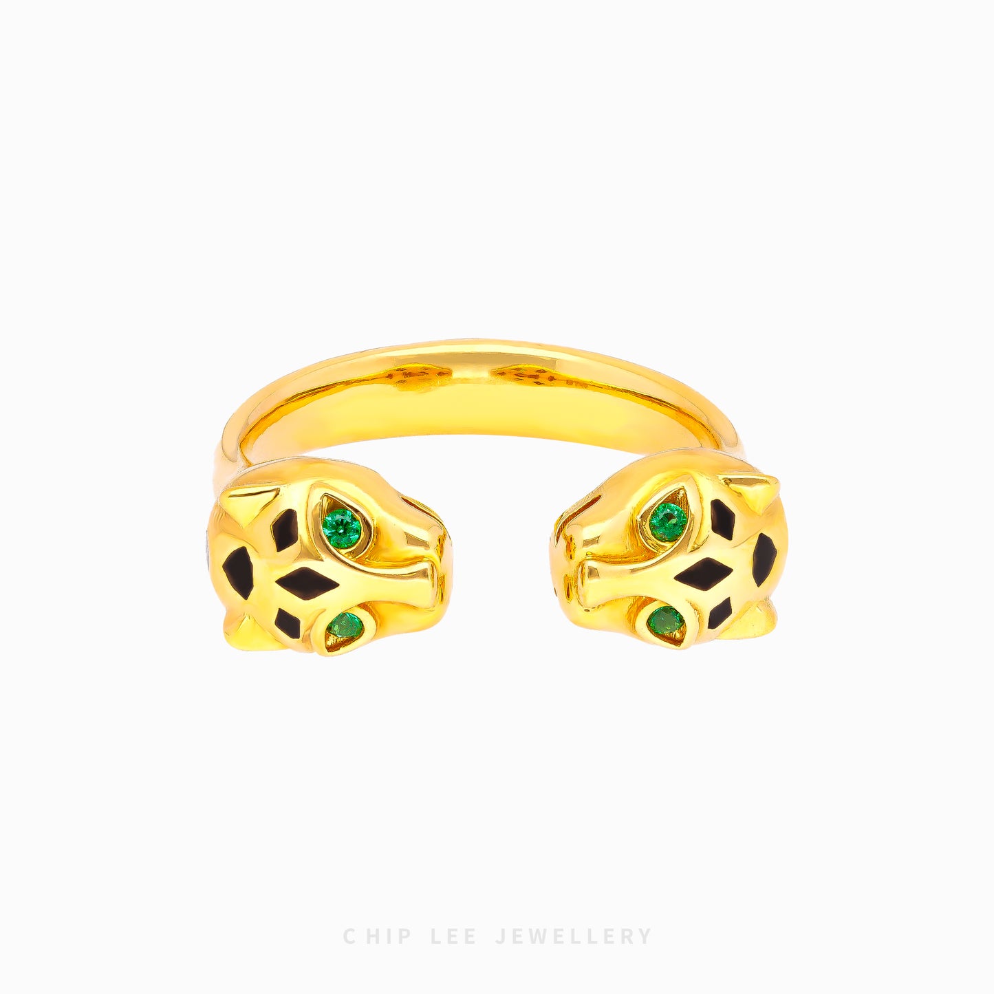 Duo Leopard Head Ring - Chip Lee Jewellery