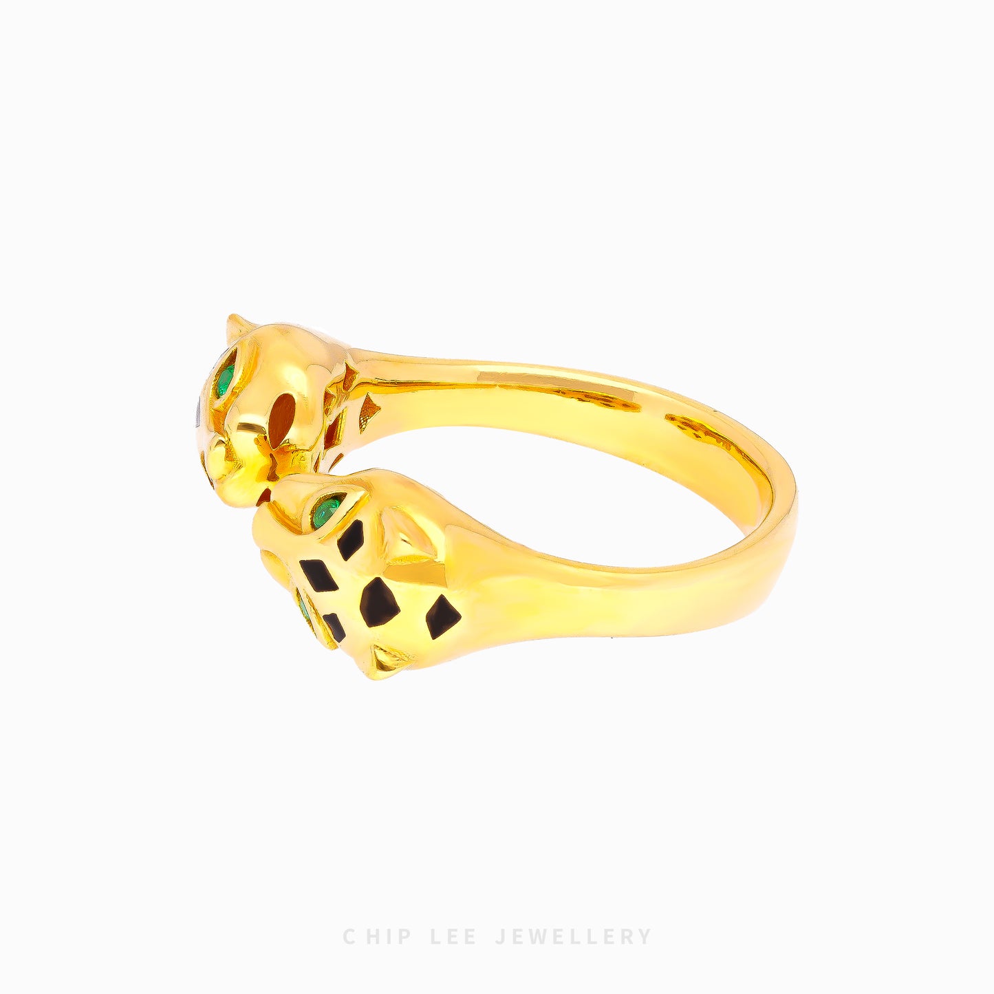 Duo Leopard Head Ring - Chip Lee Jewellery