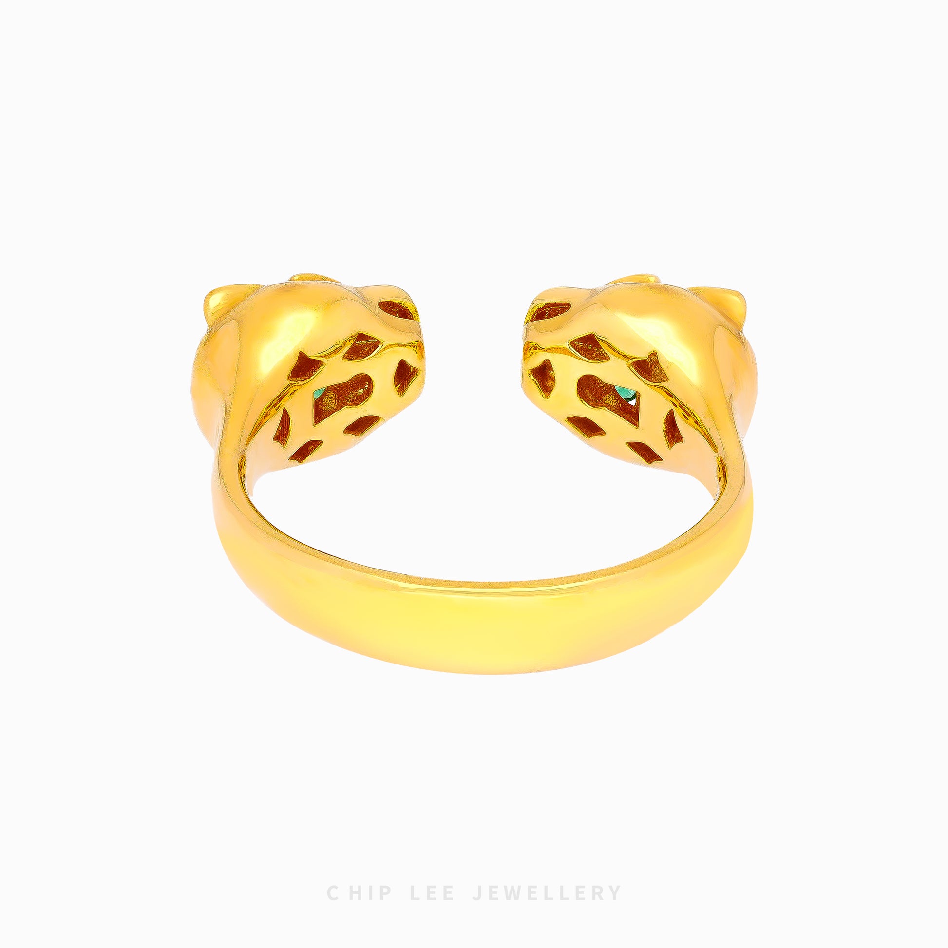 Duo Leopard Head Ring - Chip Lee Jewellery