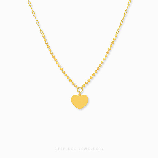 Classic Heart Charm Necklace