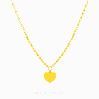 Classic Heart Charm Necklace