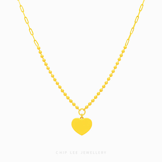 Classic Heart Charm Necklace