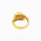 916 gold Open Ring, hallmarked in Singapore for certified purity and authenticity.