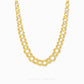 Oriana Necklace with bold interlocking links in 916 gold by Chip Lee Jewellery Singapore