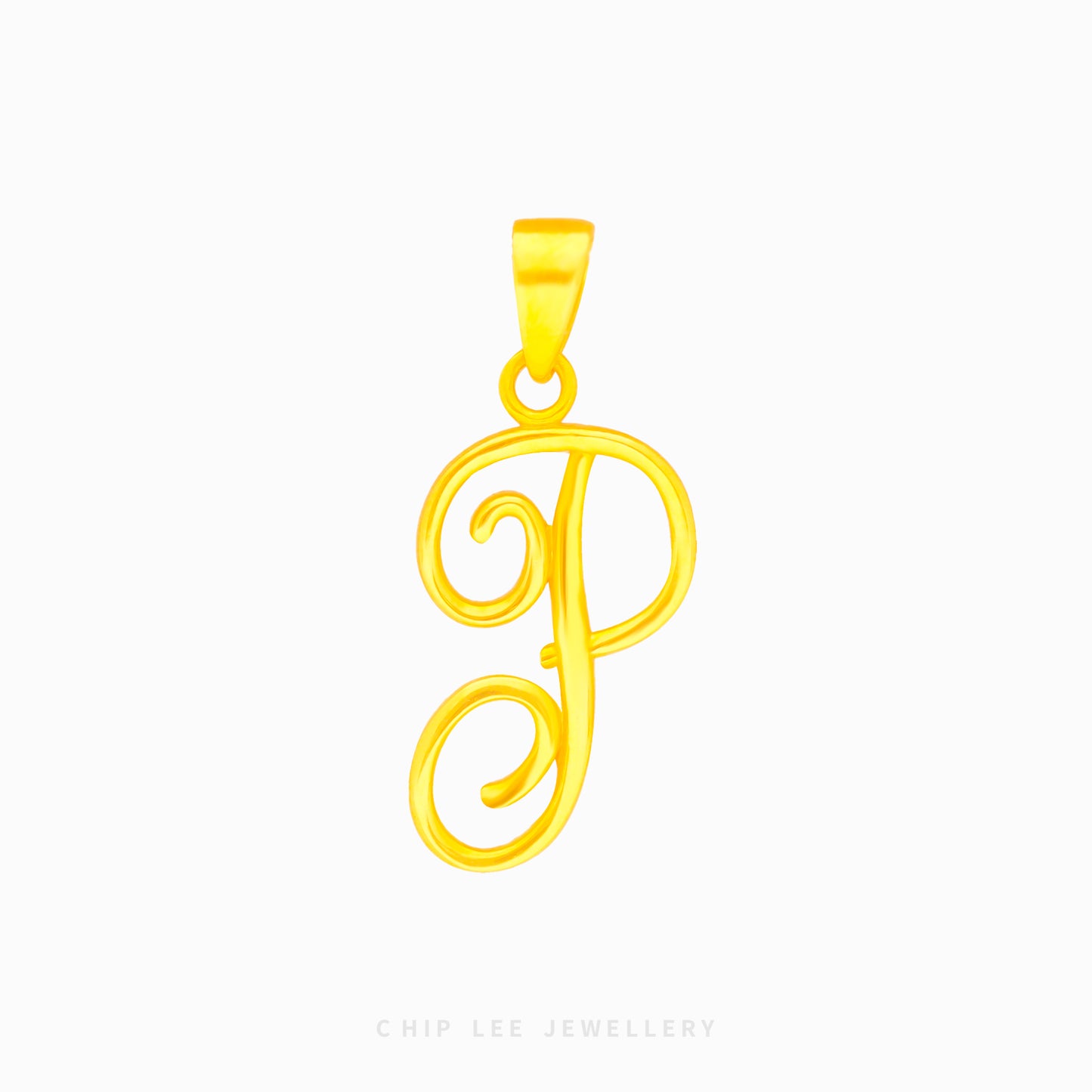 Cursive Alphabet Pendant - Chip Lee Jewellery