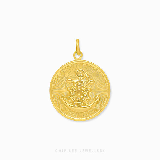 Double Sided Anchor Pendant