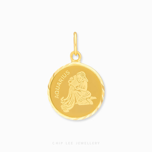 Aquarius Horoscope Pendant - Chip Lee Jewellery