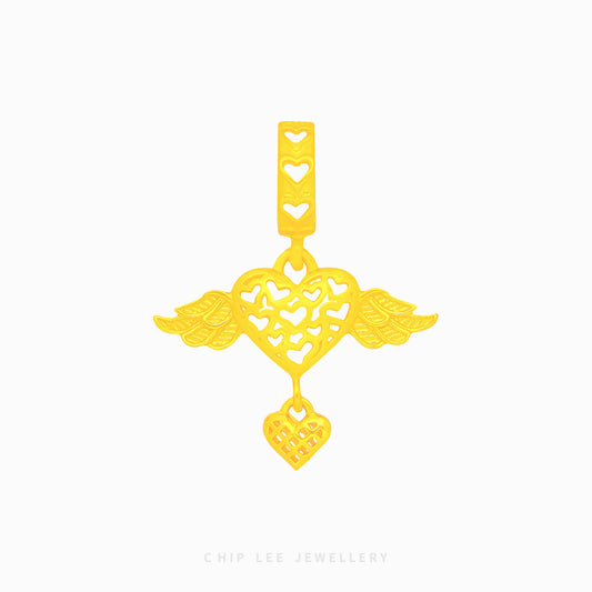 Angel Heart Charm