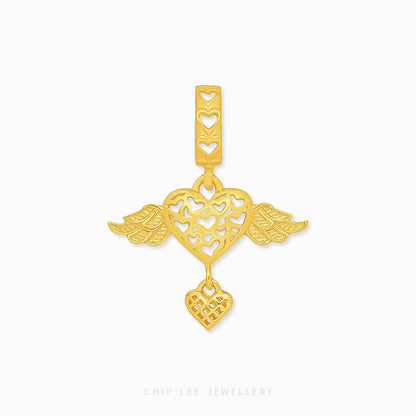 Angel Heart Charm