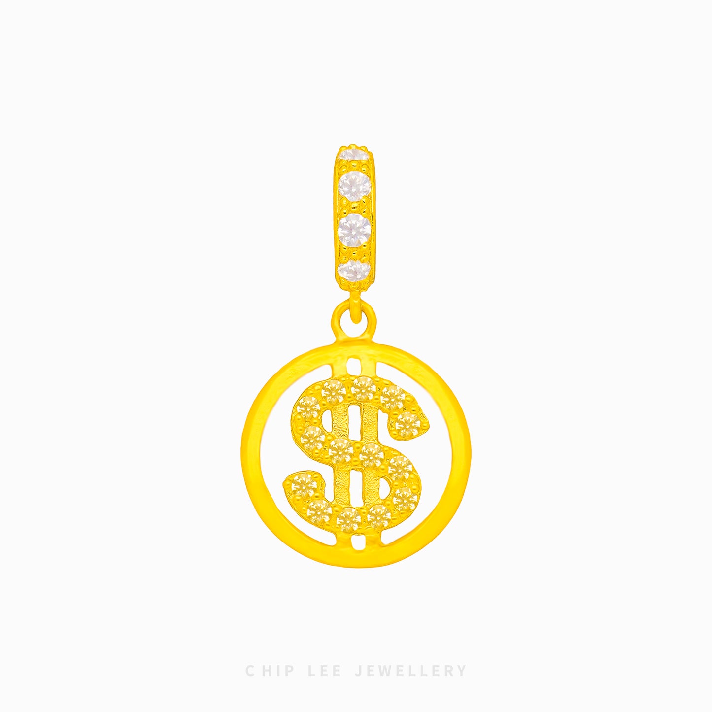 Double Sided Dollar Sign Charm