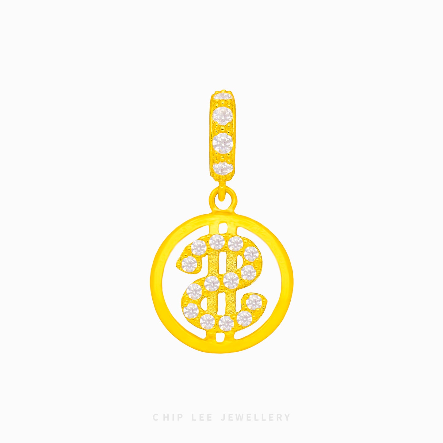 Double Sided Dollar Sign Charm