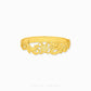 Phoenix and Dragon "龙凤" Joyous Unity Bangle by Chip Lee Jewellery Singapore, 916/22K gold, intricate design symbolizing harmonious union and prosperity.